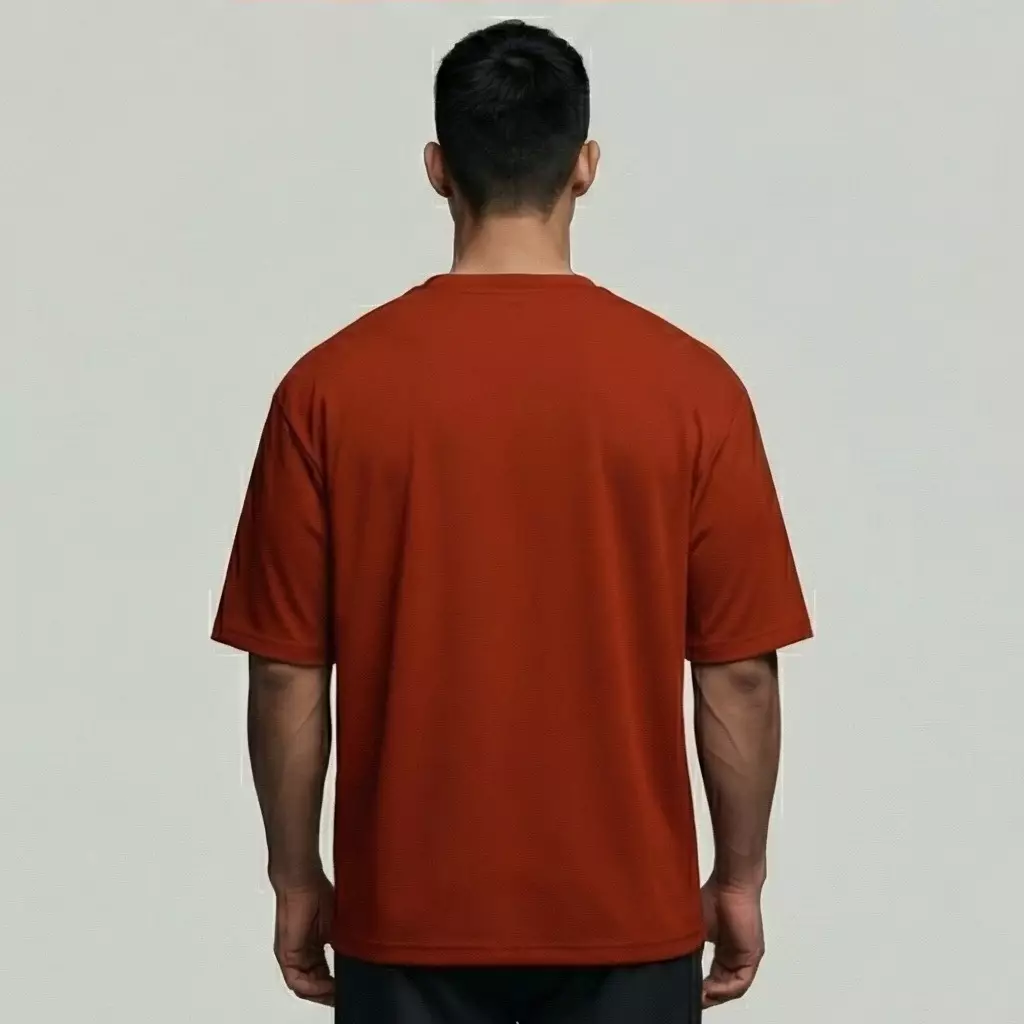THIRDDAY Kaos Oversize Cheong Sam Imlek Sincia Hybrid Cotton 240gsm terracota MTY99