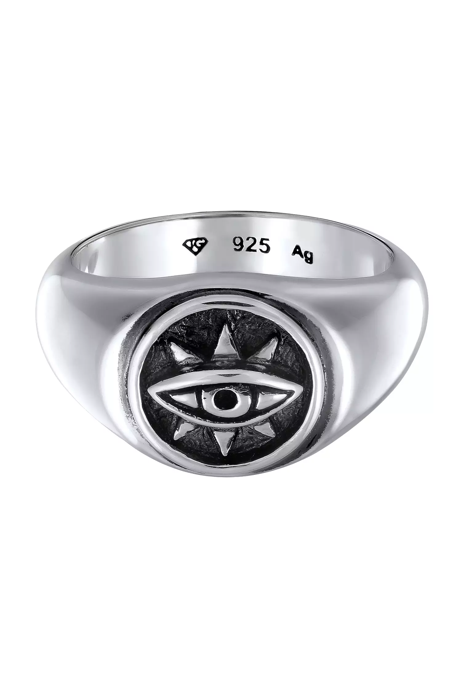 Ring Men Evil Eye Chunky