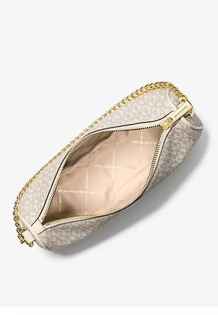 Carmela Medium Signature Logo Convertible Crossbody Bag