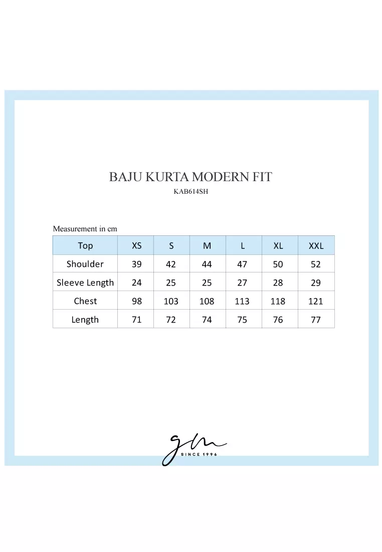 Gene Martino Baju Kurta Modern fit 614