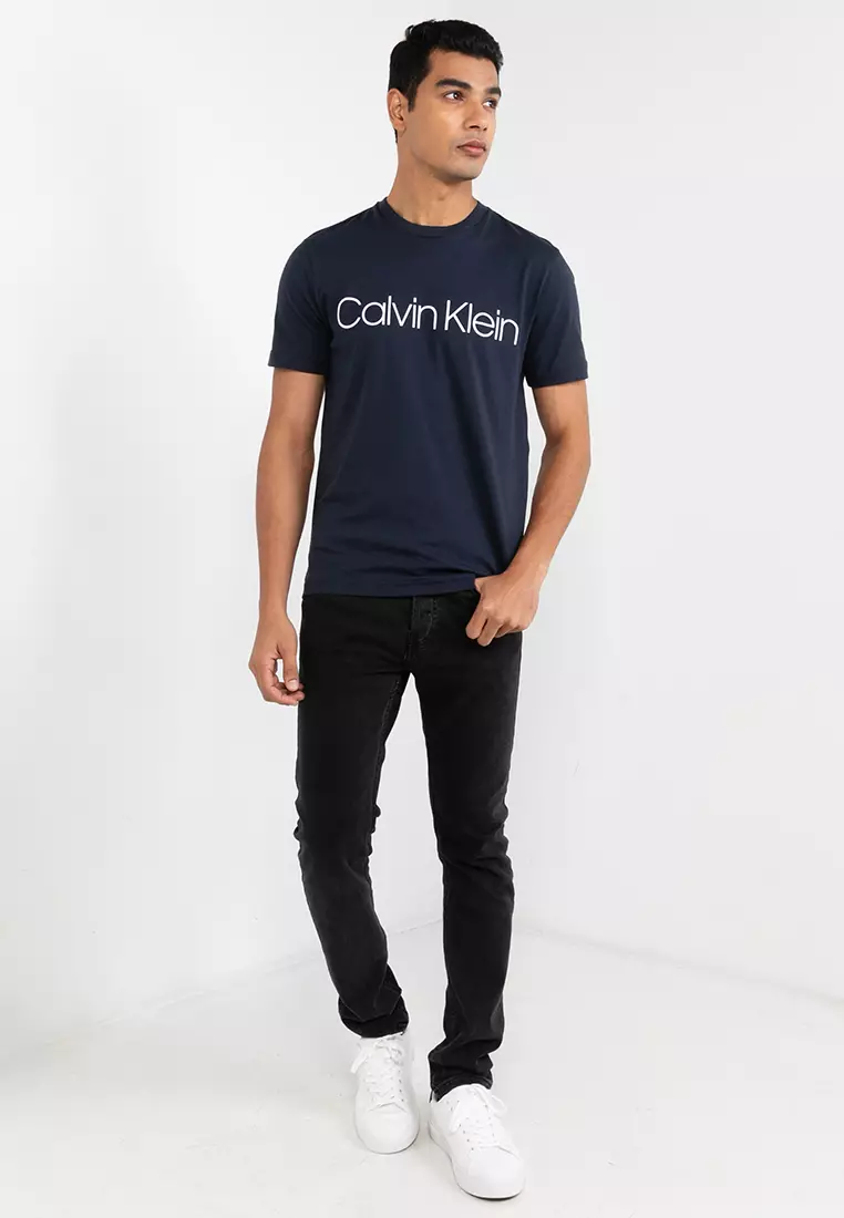 Calvin Klein Front Logo T-Shirt - Calvin Klein Menswear 2024, Buy Calvin  Klein Online