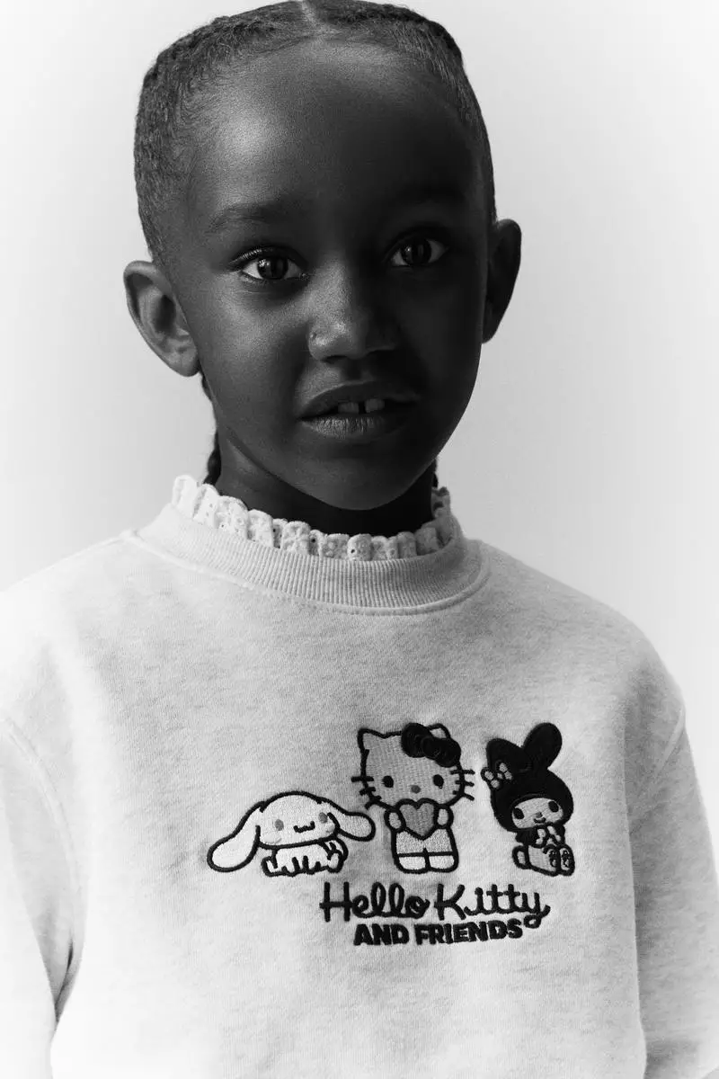 Motif-detail sweatshirt