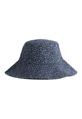 & Other Stories blue Floral Printed Bucket Hat 6F82AAC3C06626GS_1