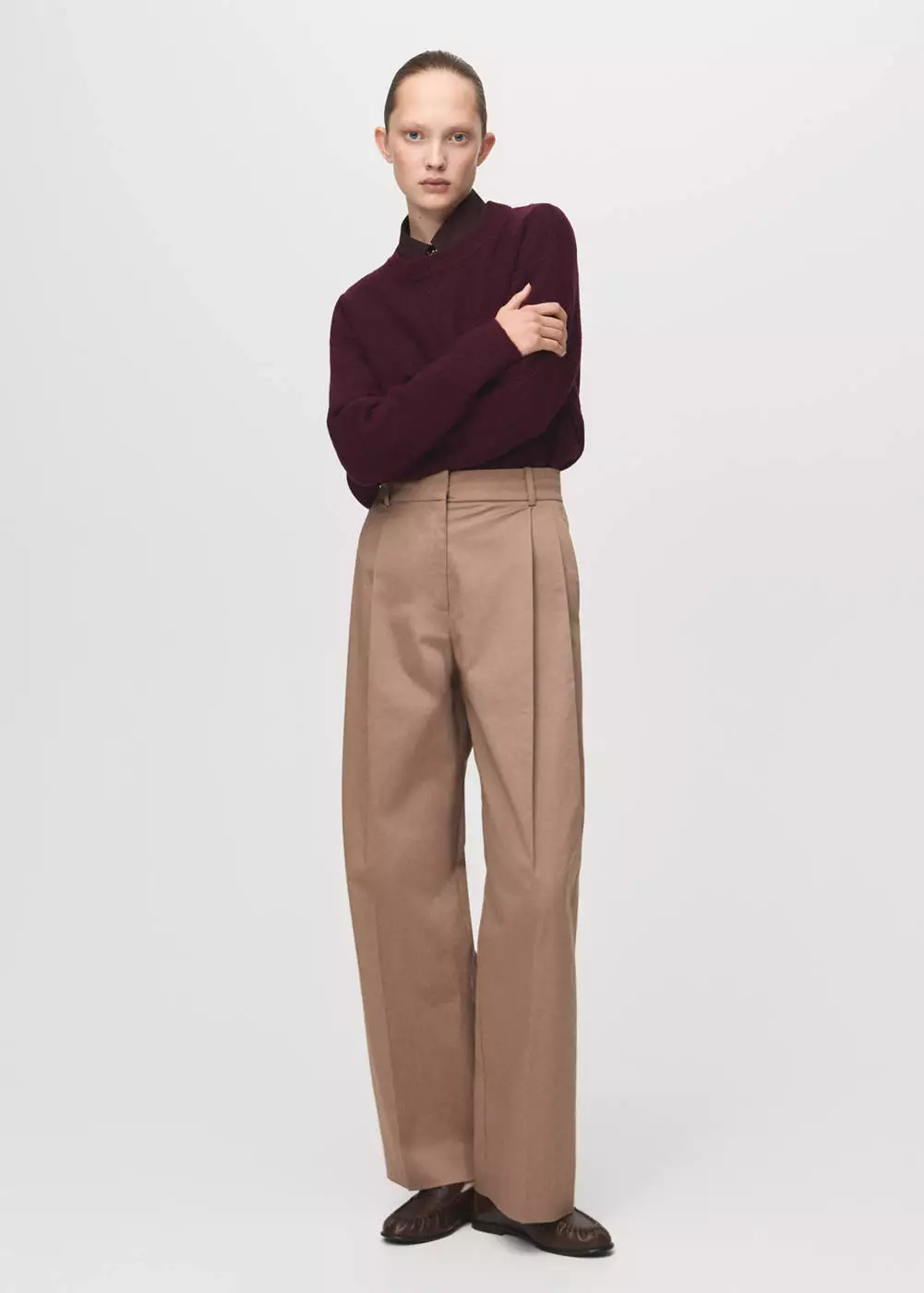 Jersey rajut ukuran sedang