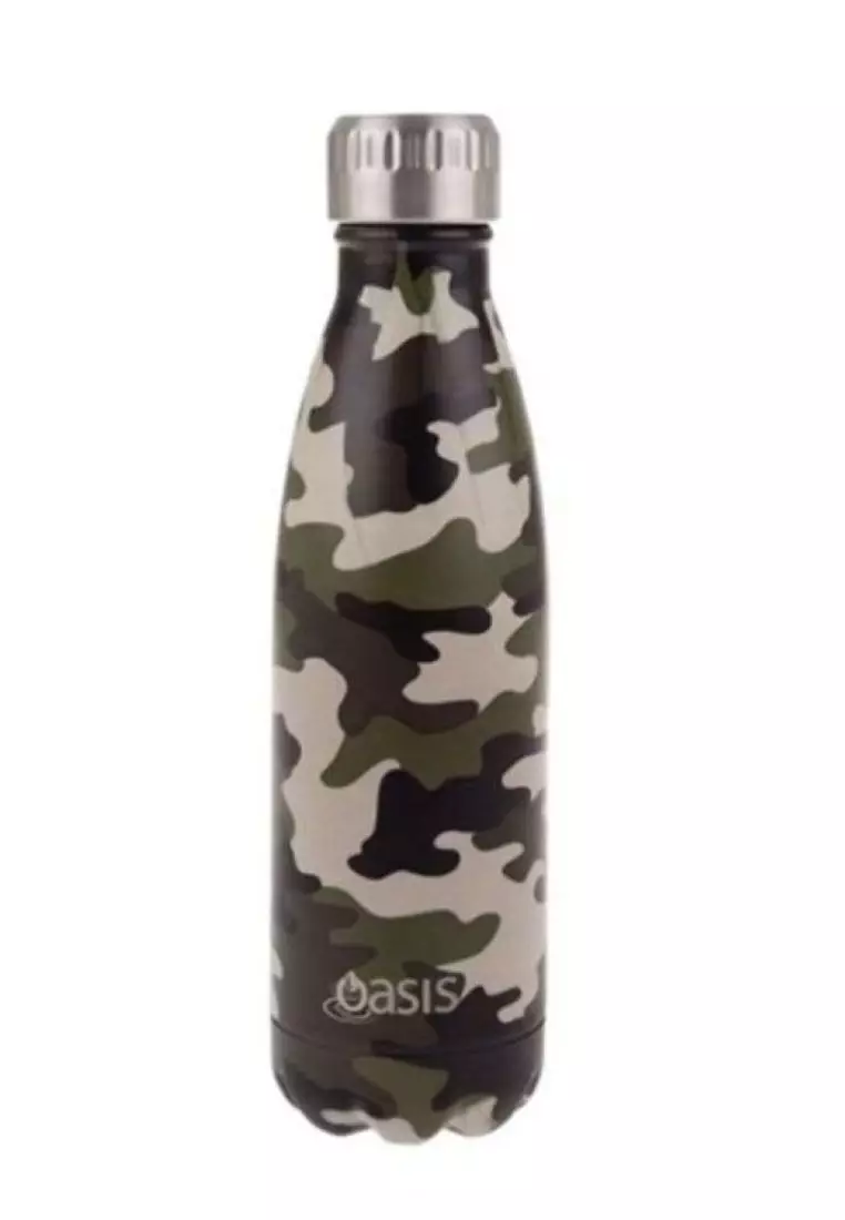 Buy Oasis Oasis Stainless Steel Insulated Water Bottle 500ML Camo