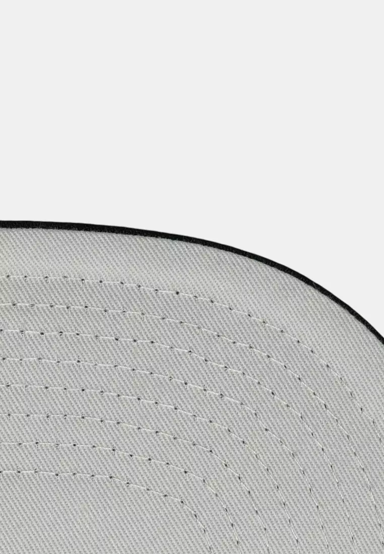 Miami Heat Evergreen Cream Black Snapback Cap