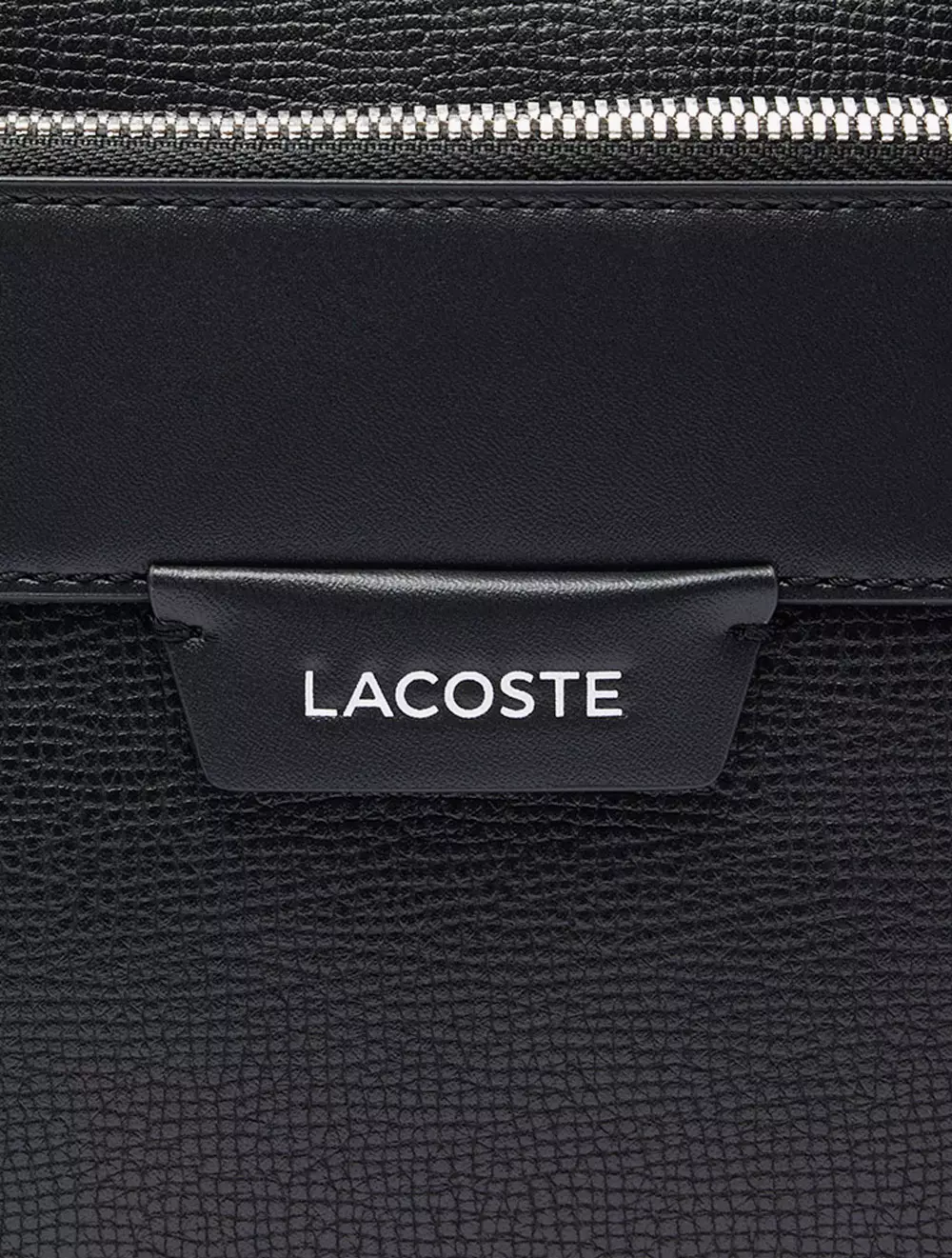 Ossian Leather Reporter Bag - Black