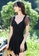 A-IN GIRLS black Elegant mesh-paneled swimsuit 5543CUS6F05040GS_3
