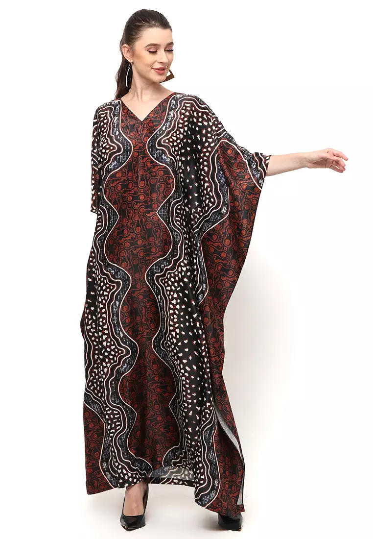 Kanzi Exclusive Short Sleeve Batik Kaftan