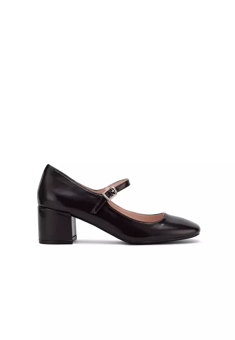 Discount on Nose  shoes - SKU: MARY JANE SQUARE TOE CHUNK HEEL PUMP