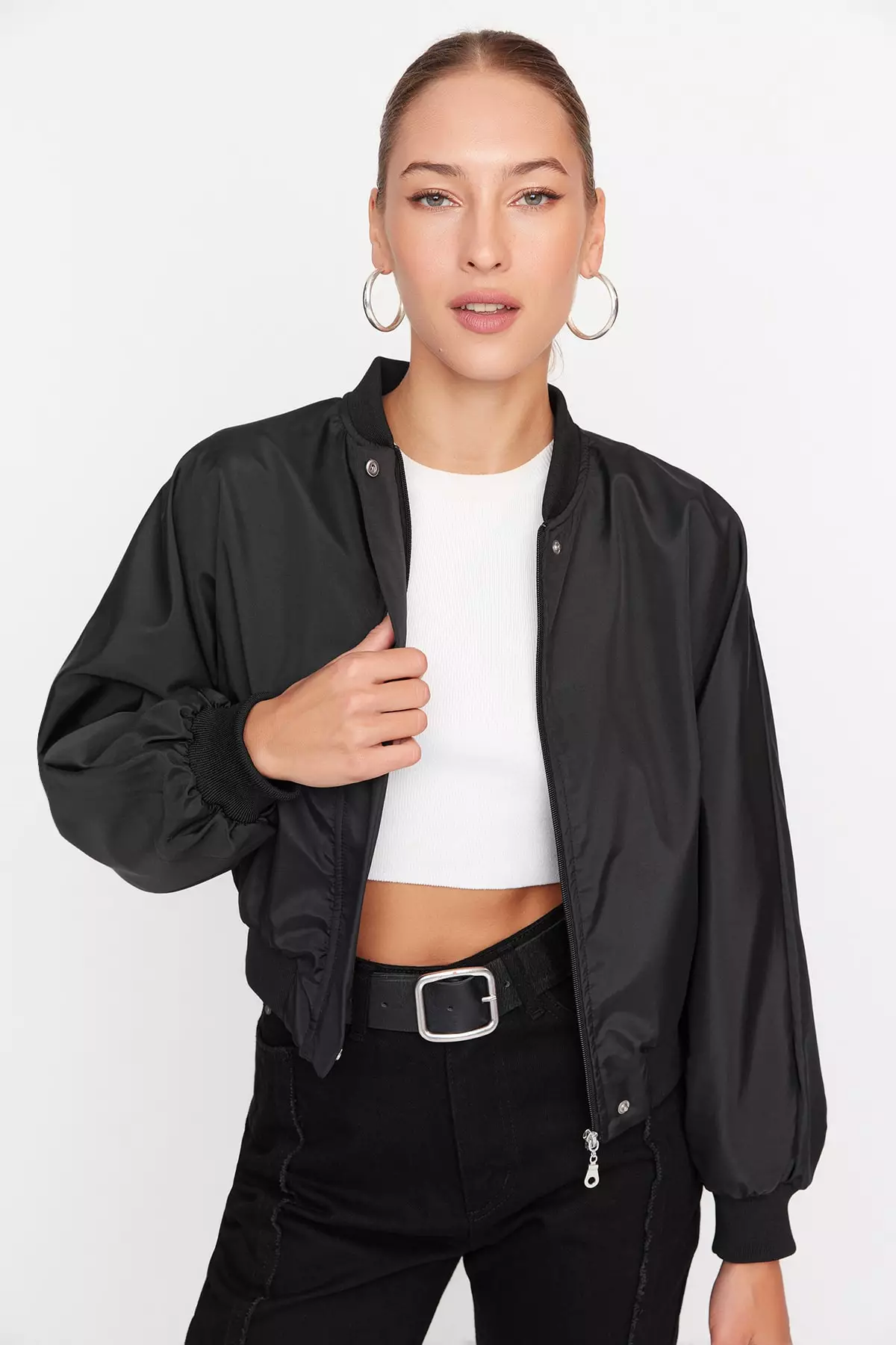 Puff sleeve new arrivals jacket