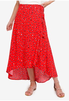 Jual Lc Waikiki Asymmetrical Wrap Skirt Original Zalora Indonesia