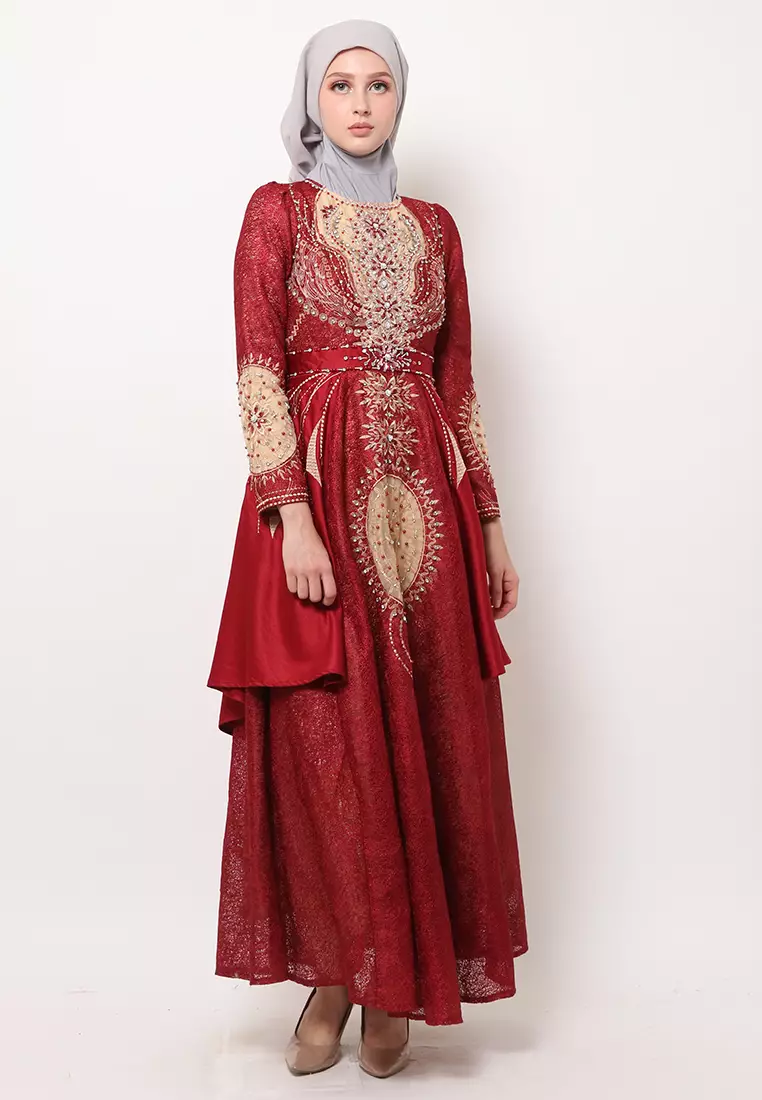 Bibiq Gamis Brokat Jaring