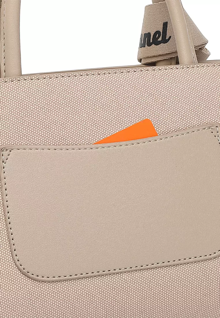 Women's Top Handle Bag / Sling Bag / Crossbody Bag / Shoulder Bag - Apricot