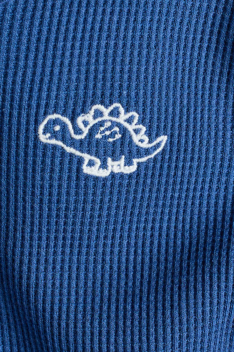 Short cotton romper suit