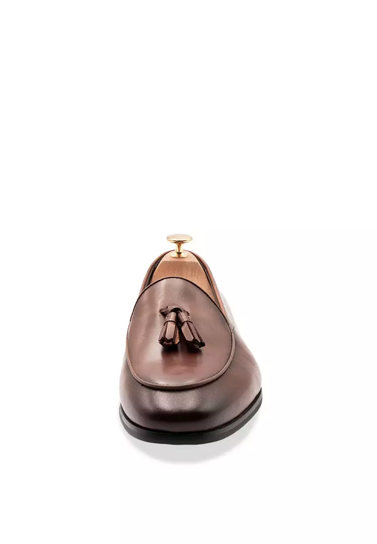 Esquel Chestnut Belgian Tassel Loafer