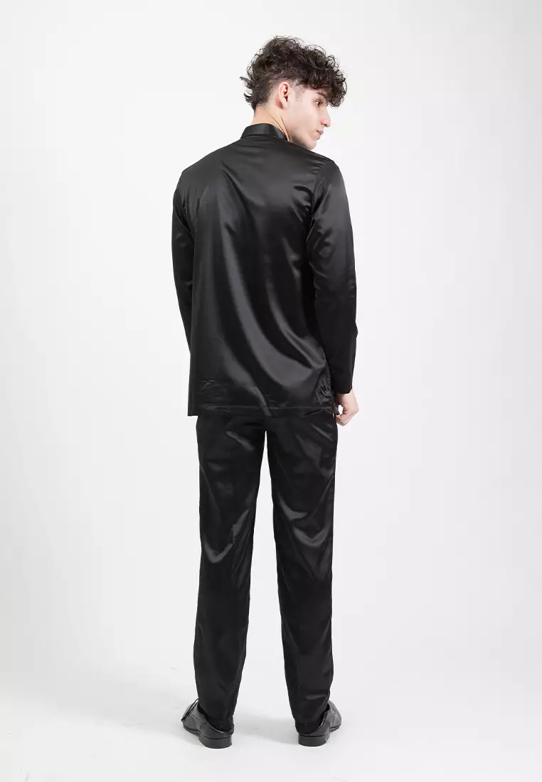 Alain Delon Slim Fit Baju Melayu - 19024006-99Black