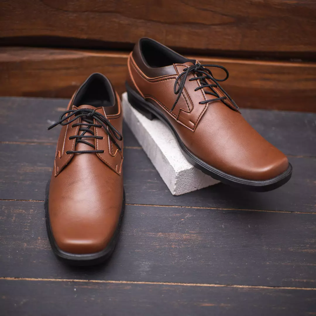 PAULMAY - Sepatu Formal Casual Pria Wina 70 Brown