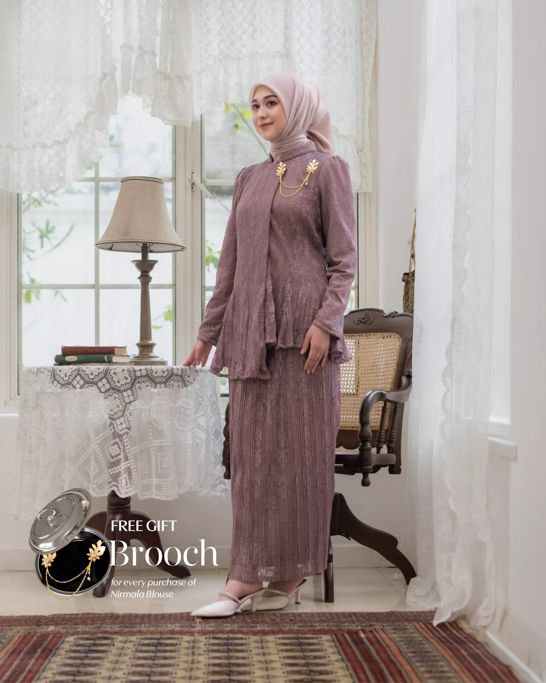 Nirmala Blouse - Plum