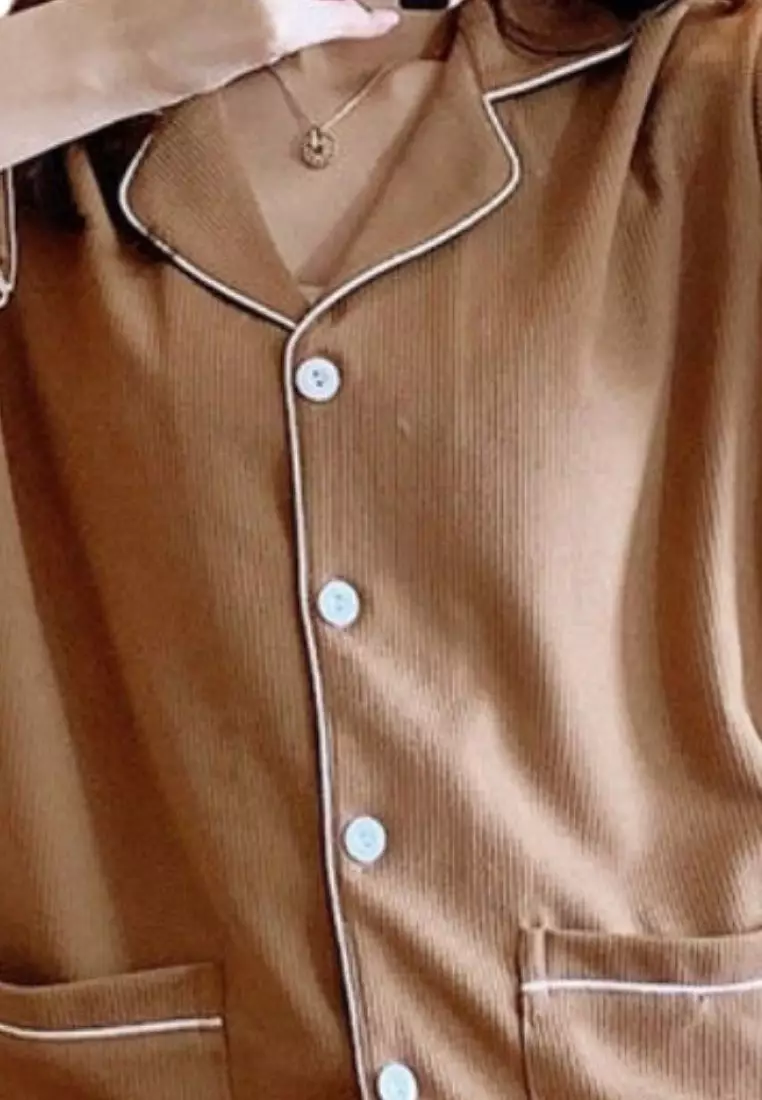 Rabiya Brown Sleepwear