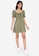 ZALORA BASICS green Sweetheart Neckline Mini Dress 08EC9AA506C059GS_8