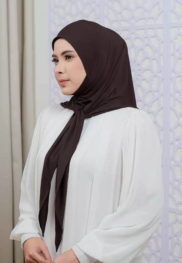 HIJAB INSTAN LUNA - COFFEE
