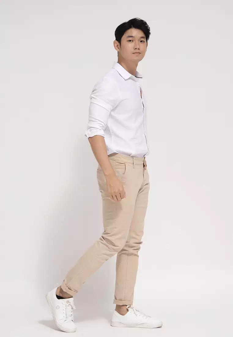 Celana Chinos Cotton Stretch Light Khakis OXCON
