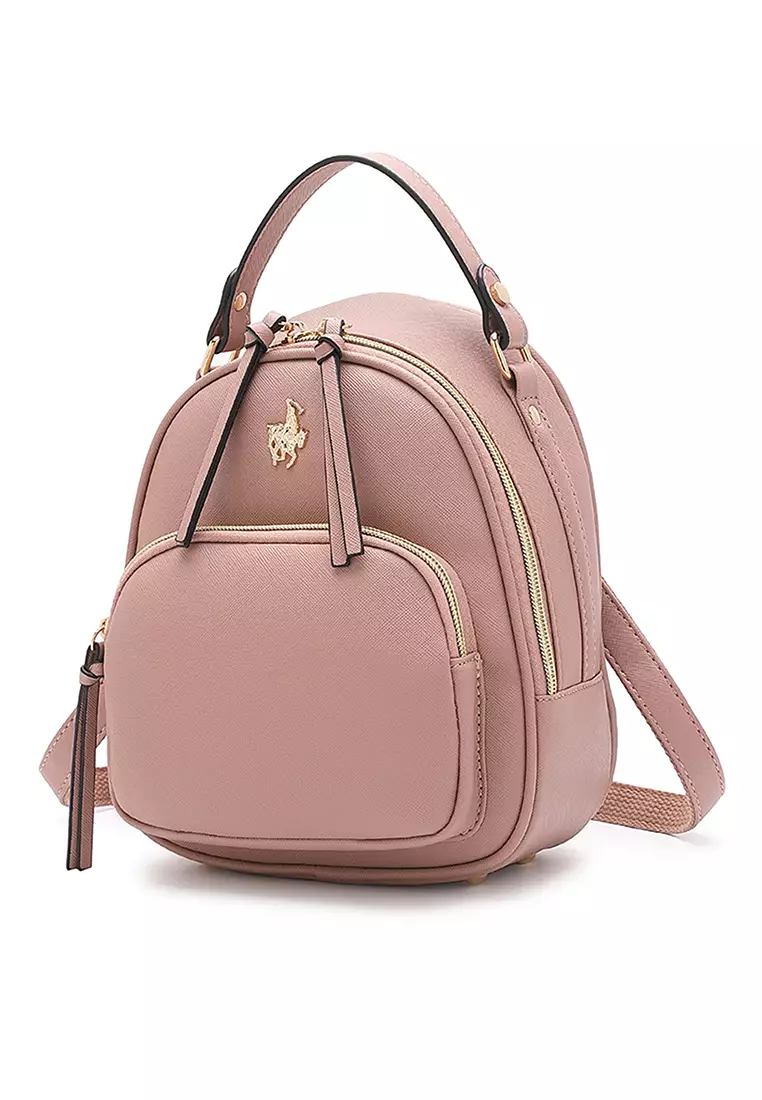 Women's Casual 2-Way Backpack - Pink
