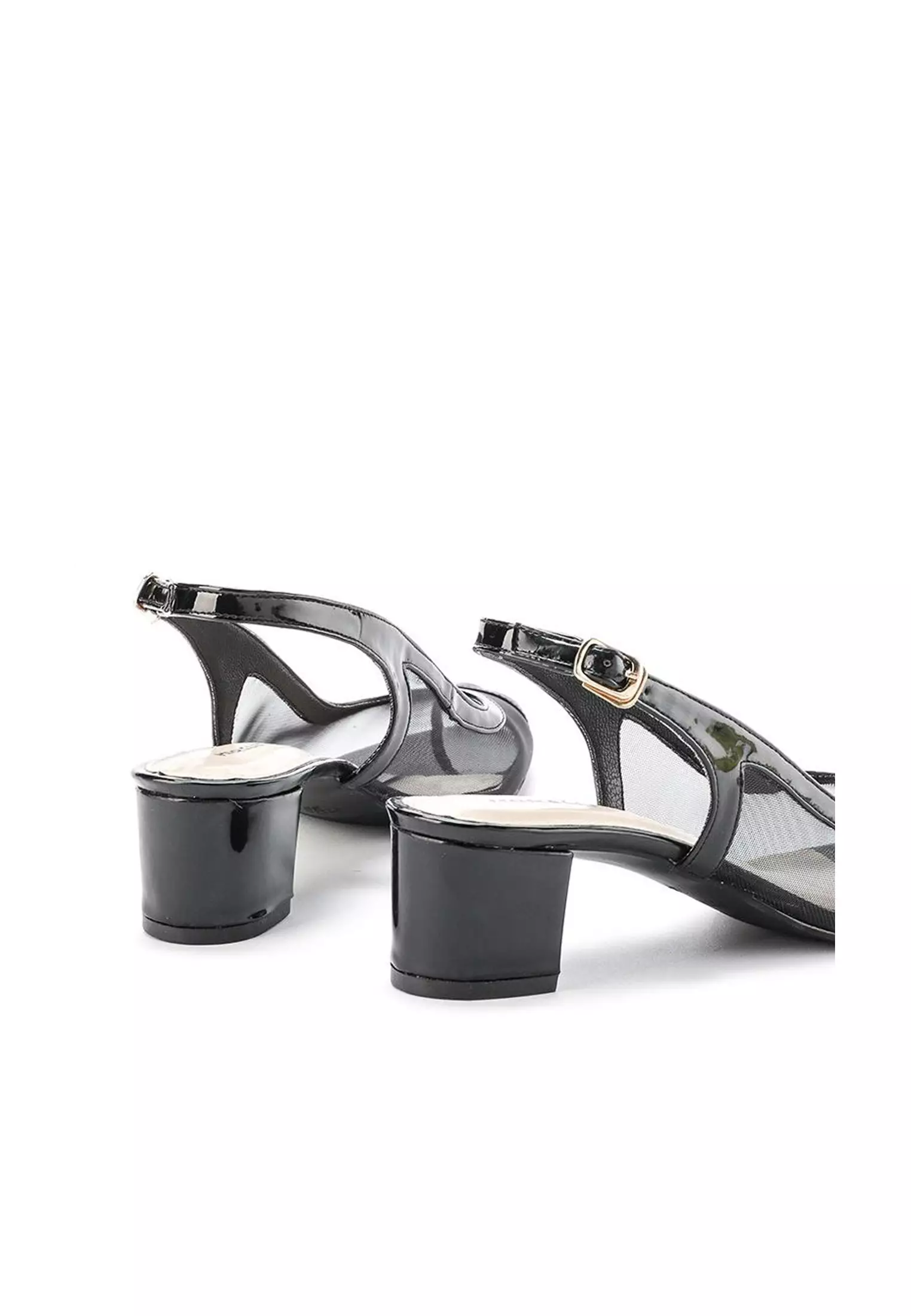 Torte Sepatu Sandal Mesh Wanita Hak 5 cm