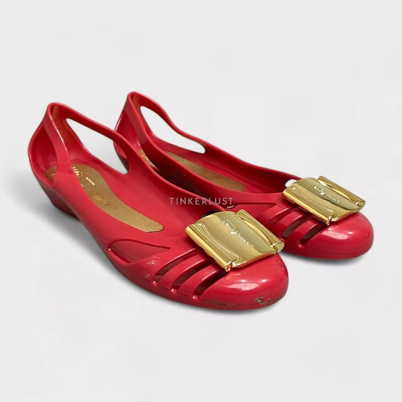 Harga salvatore ferragamo jelly shoes new arrivals