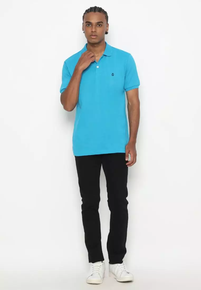 MATSUDA Kaos Polo Shirt Pria Kerah Kushima