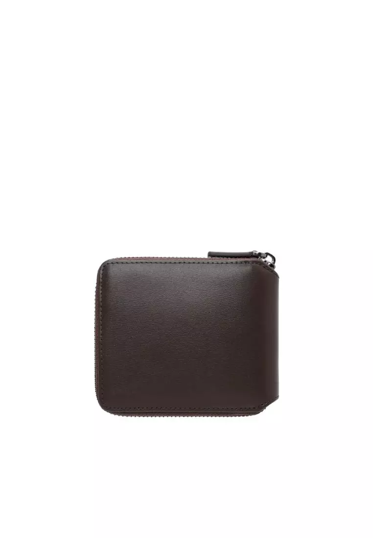 Valentino Rudy Italy Men's Leather RFID Tri-Fold Short Wallet 0467023-600