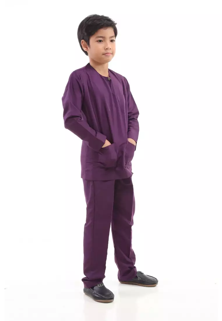 Baju Melayu Moden Teluk Belanga For Kids