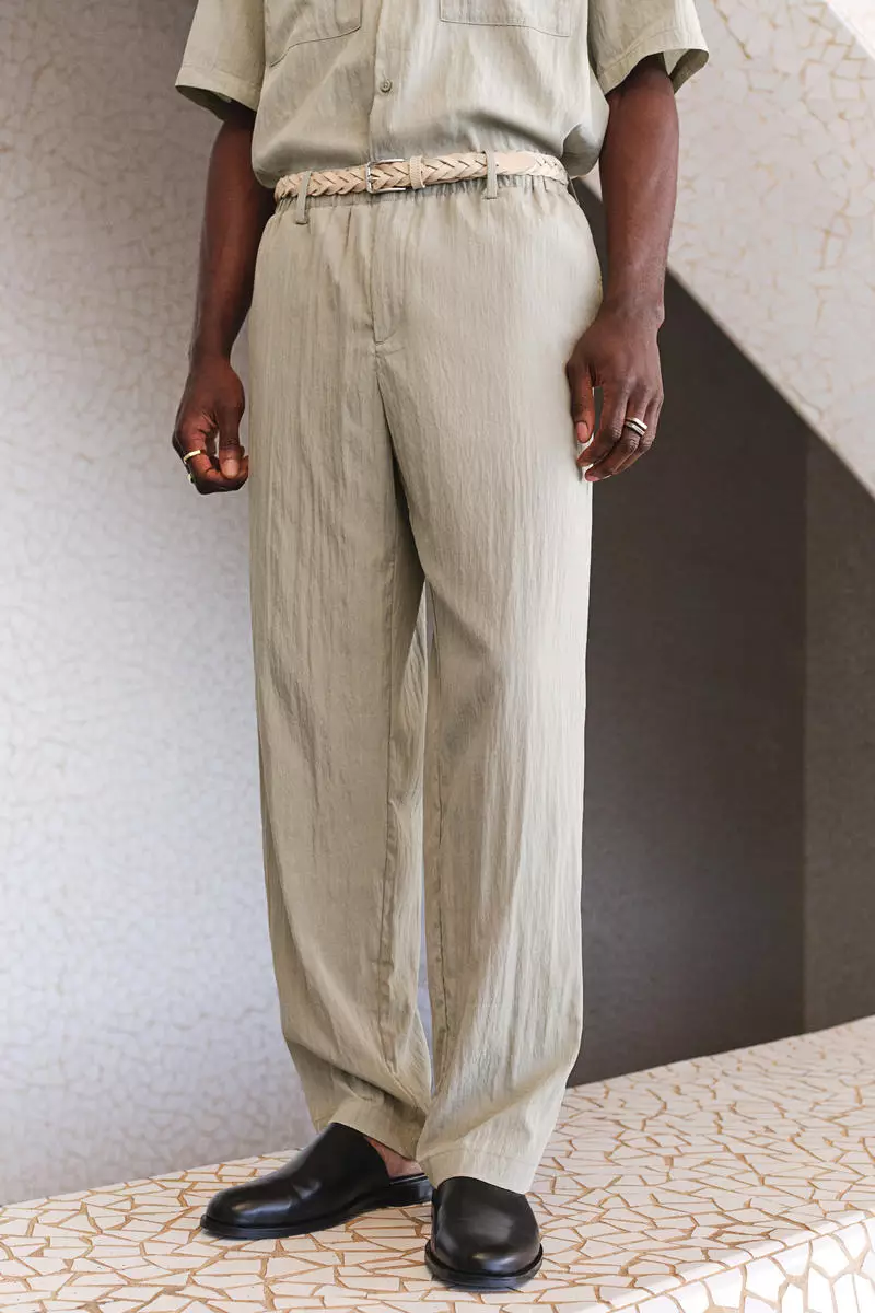 Relaxed Fit Lyocell-blend trousers