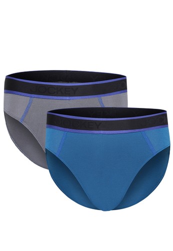 Jockey blue Brief Underwear Contrast Comfort 6E537US6A63685GS_1
