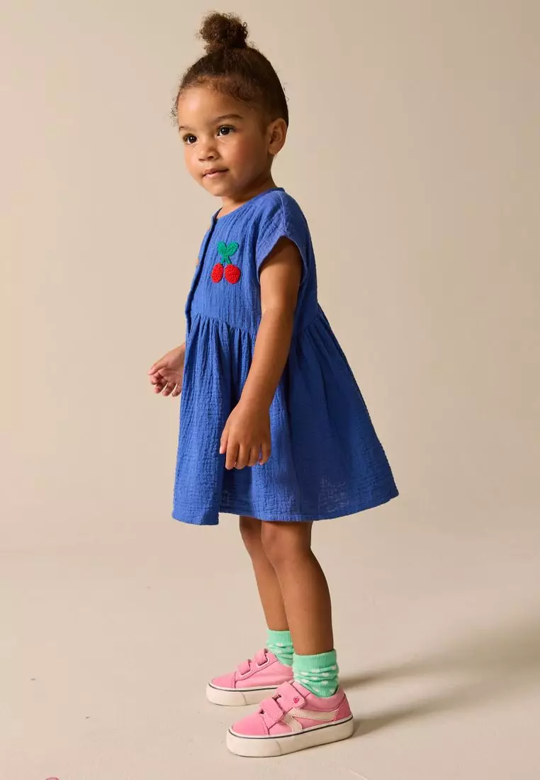 Textured Short Sleeve Dress Standard