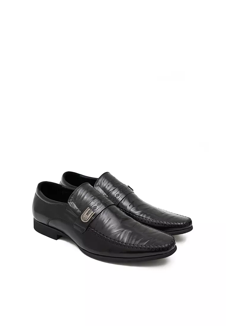 Sepatu Pria Pantofel Formal Gino Mariani Filbert Hitam