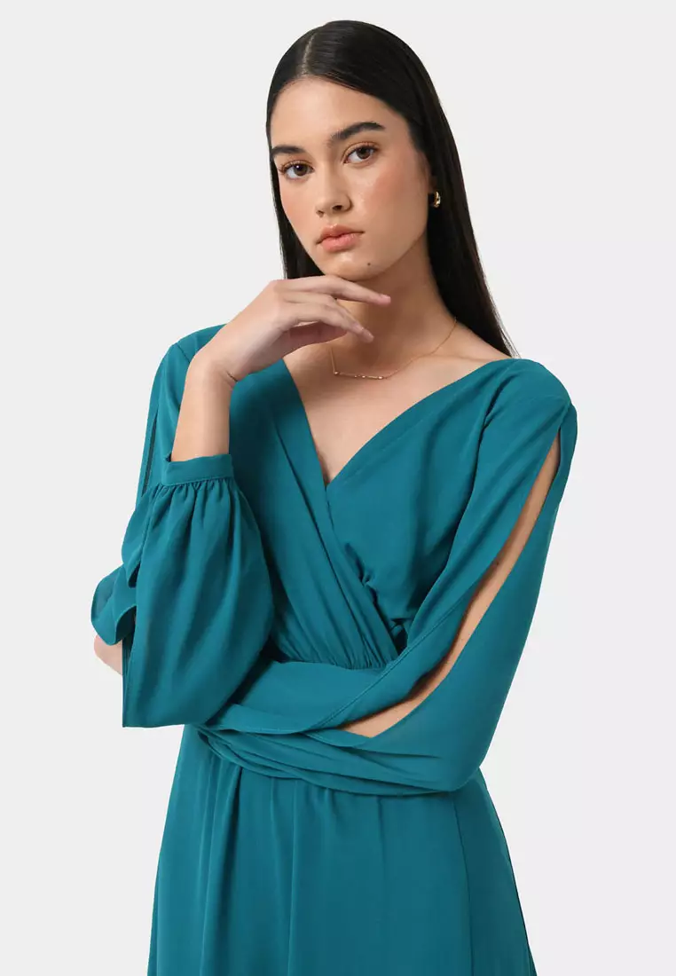 Louise Open Sleeve Maxi Dress