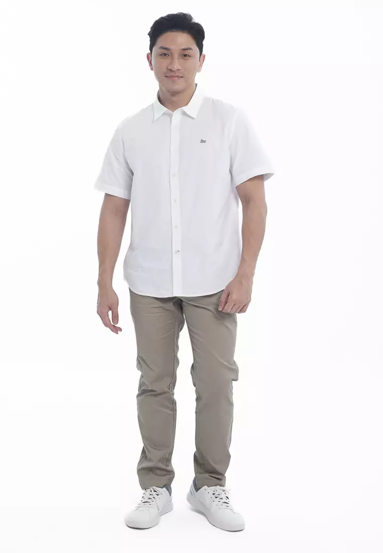 Men's Oxford Shirt With Signature Whale Embroidery