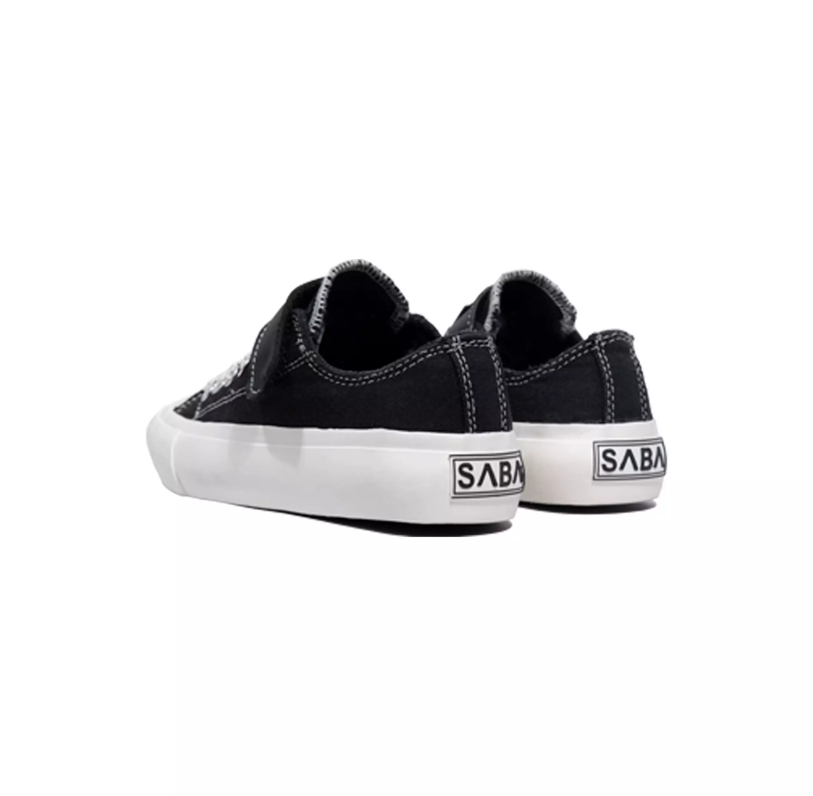 SABA KIDS Jason Black White - Sepatu Sneakers Sekolah Anak Original 100% JS 01