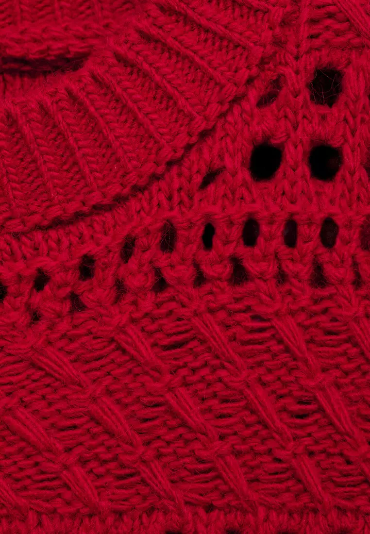 Openwork Knit Sweater