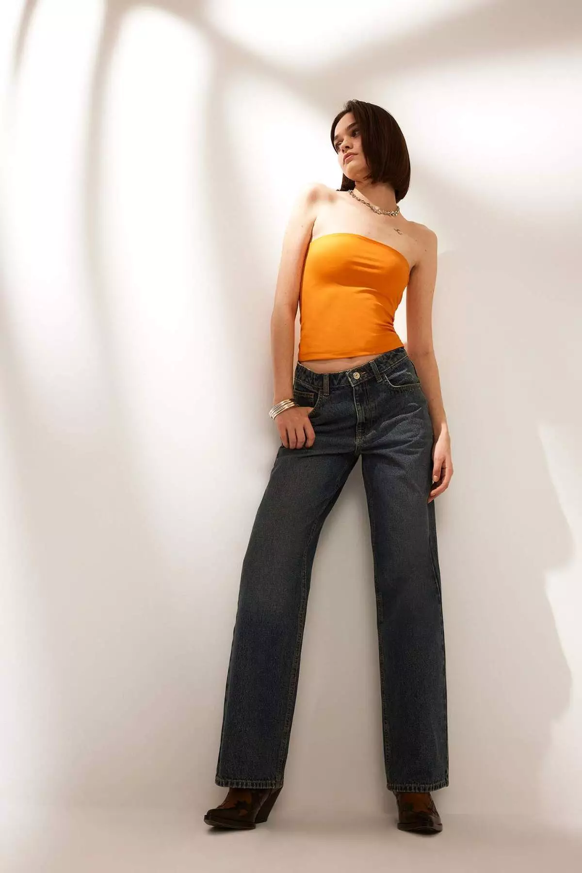 Cool Fitted Strapless Blouse F5162Ax25Sm