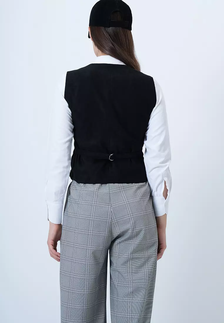Faux Suede Vest