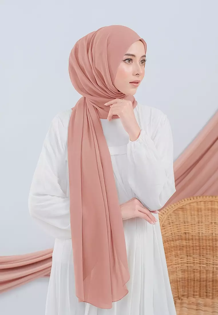 HIJAB INSTAN SABIYA - PEACH