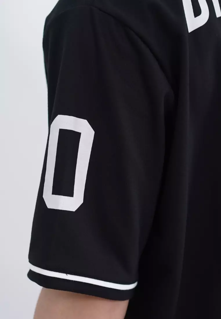 Ryusei Kaos Pria Boxy Oversize Dynamic Black