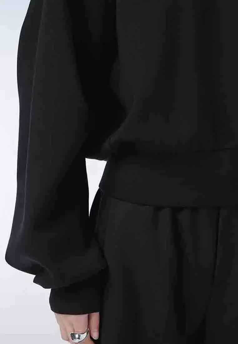 V領寬鬆套頭衛衣