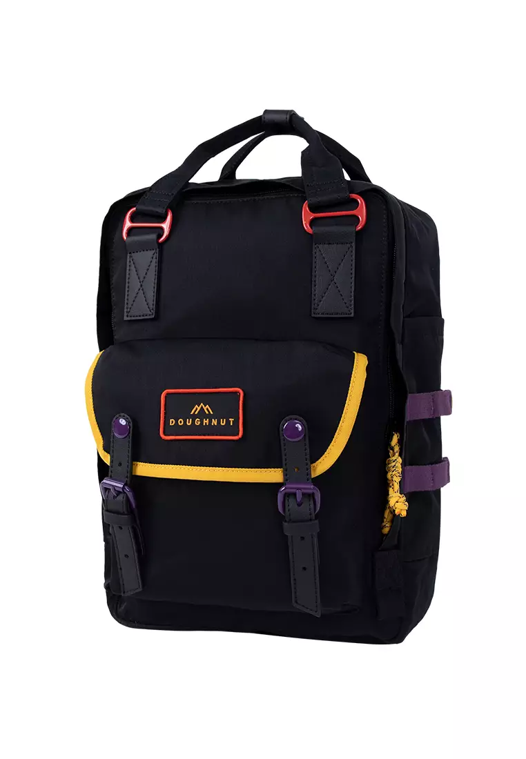 Doughnut macaroon 2024 black backpack