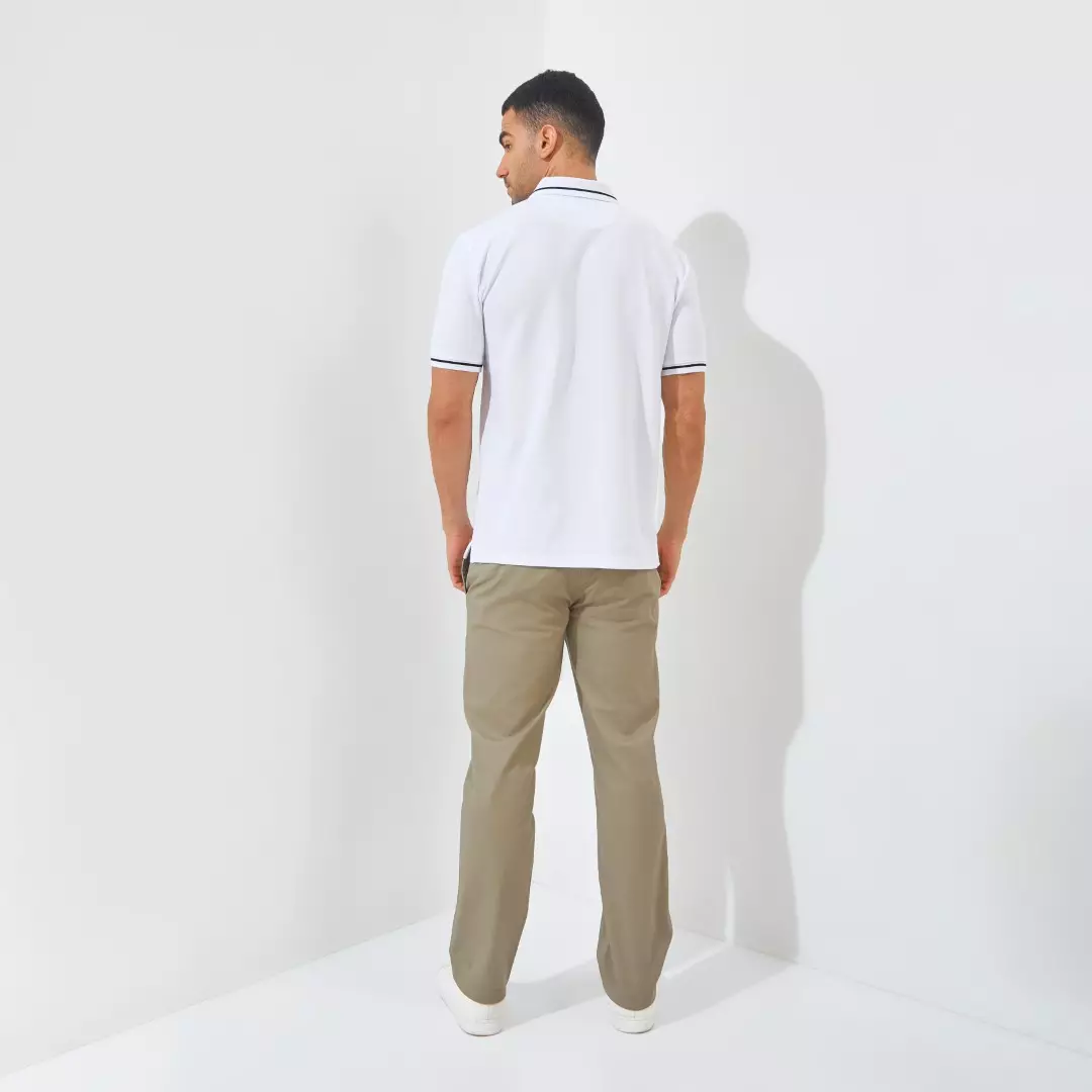 Jack Nicklaus Hubert Polo Shirt Pria Regular Fit Putih Colour White