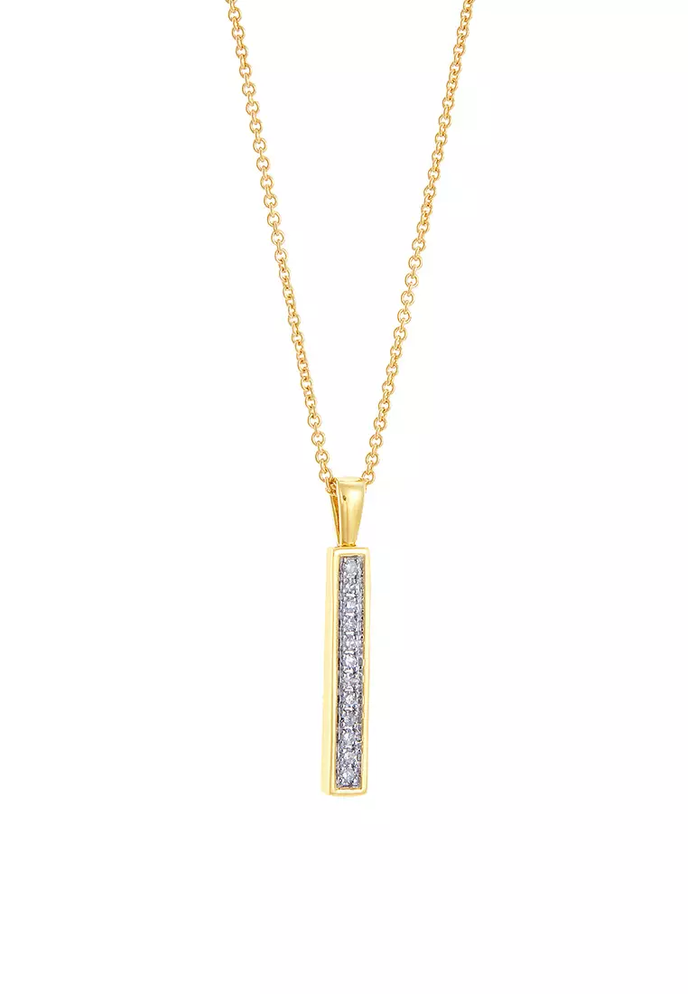 HABIB Round Diamond Necklace in 375/9K Yellow Gold 560120723(YG)