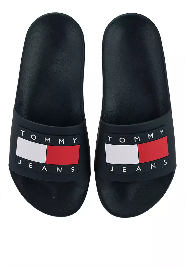 Buy Tommy Hilfiger Essentials Tommy Jeans Flag Pool Slides
